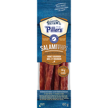 Load image into Gallery viewer, Piller&#39;s Salami Whips Honey Bourbon  8 x 60g (480g)