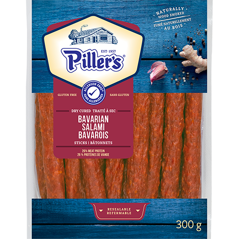 Piller's Bavarian Salami Sticks 300g