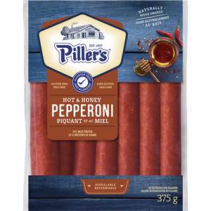Piller's Hot & Honey Pepperoni 375g