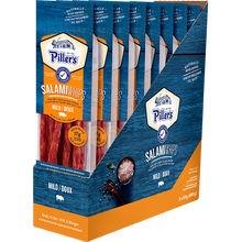 Load image into Gallery viewer, Piller&#39;s Salami Whips Mild 8 x 60g (480g)