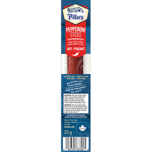 Load image into Gallery viewer, Piller&#39;s Pepperoni Sticks Hot 12 x 25g (300g)